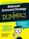 Cover image for Balanced Scorecard Strategy For Dummies